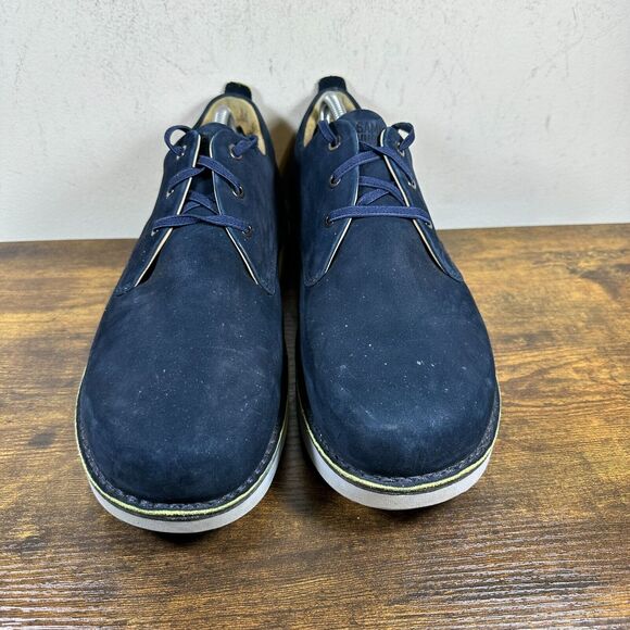 Samuel Hubbard Vibram Nubuck Derby Blue Gray Shoes M1100-016 Men's 11.5 - Picture 2 of 7